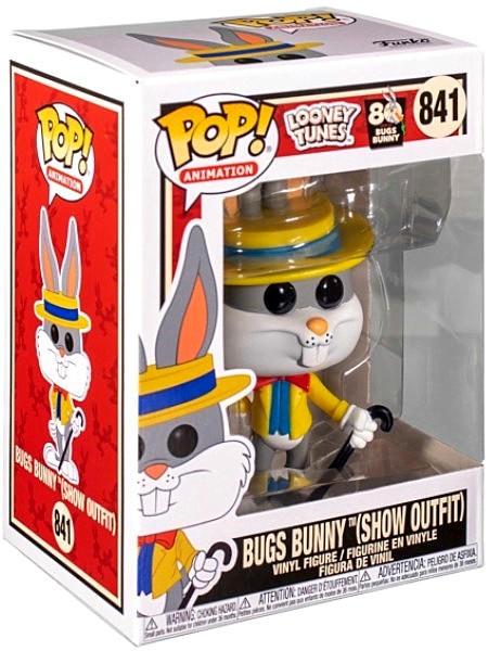 Funko POP #841 Looney Tunes Bugs Bunny in Show Outfit Figure